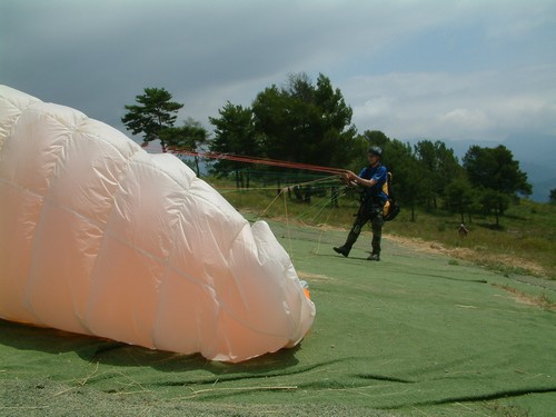 Paragliding v Anglii