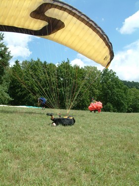 Paragliding - Pycha predchazi pad